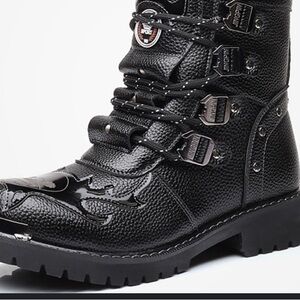 Men’s Black Boots goth size 11